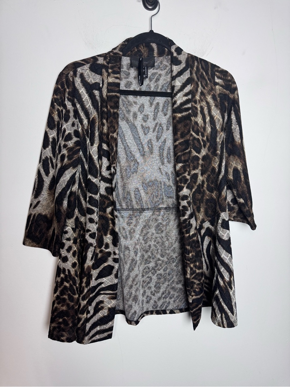 Frank Lyman blouse jacket set Tiger print - Picture 2 of 8
